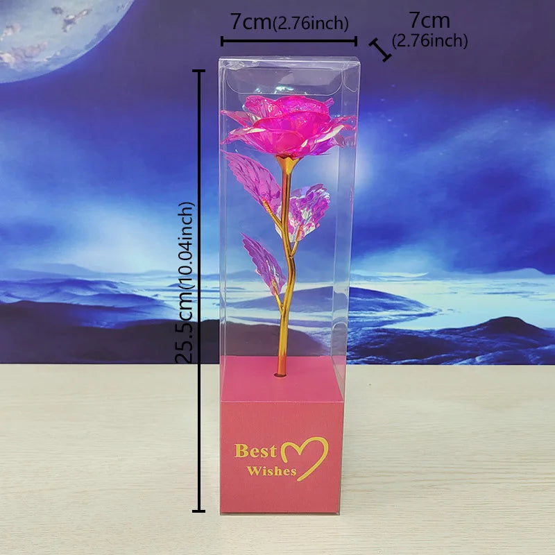 ورود جالاكسي روز الأبدية المصنوعة من الذهب