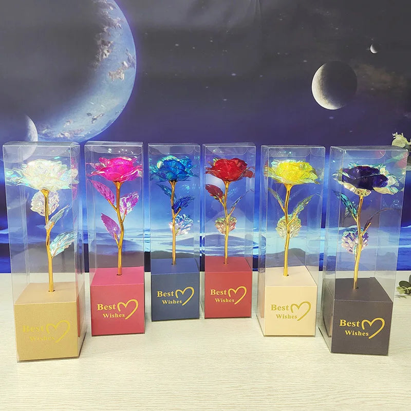 ورود جالاكسي روز الأبدية المصنوعة من الذهب