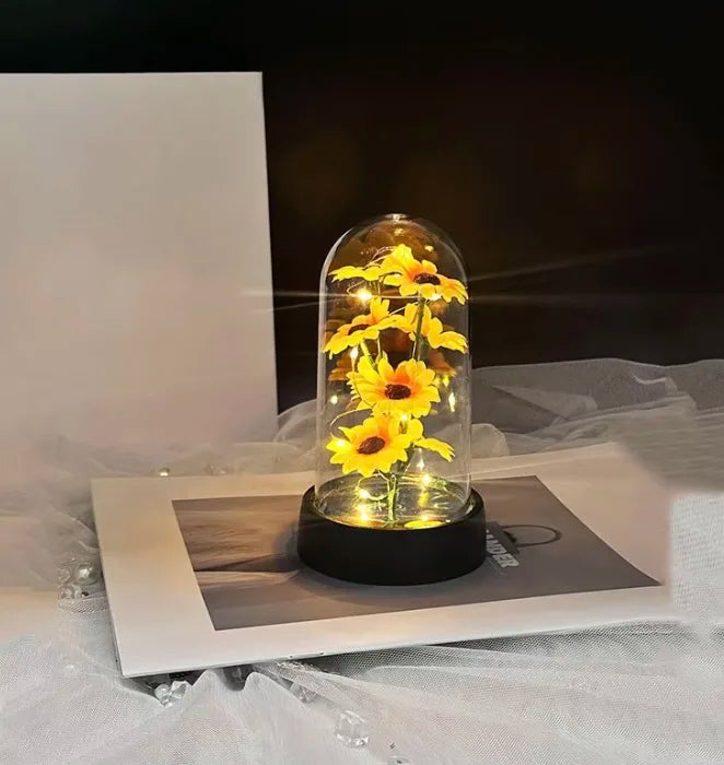 هدية موسم التخرج مجموعة عباد الشمس البلاستيكية