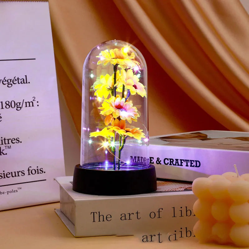 هدية موسم التخرج مجموعة عباد الشمس البلاستيكية