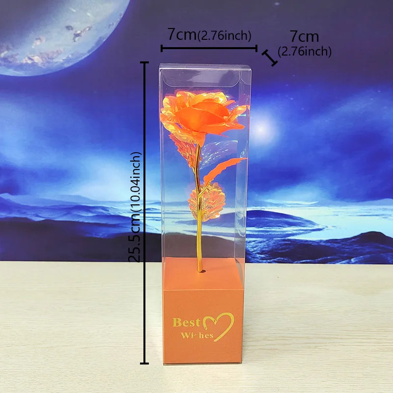 ورود جالاكسي روز الأبدية المصنوعة من الذهب